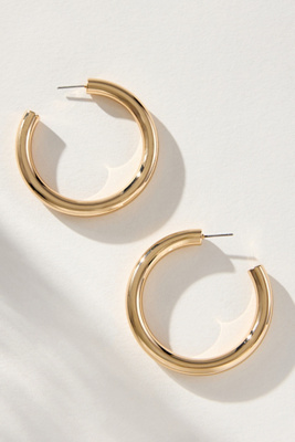 Ettika Thick Classic Hoop Earrings